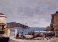 Boudin, Eugene - The Bay of Villefranche, the Port